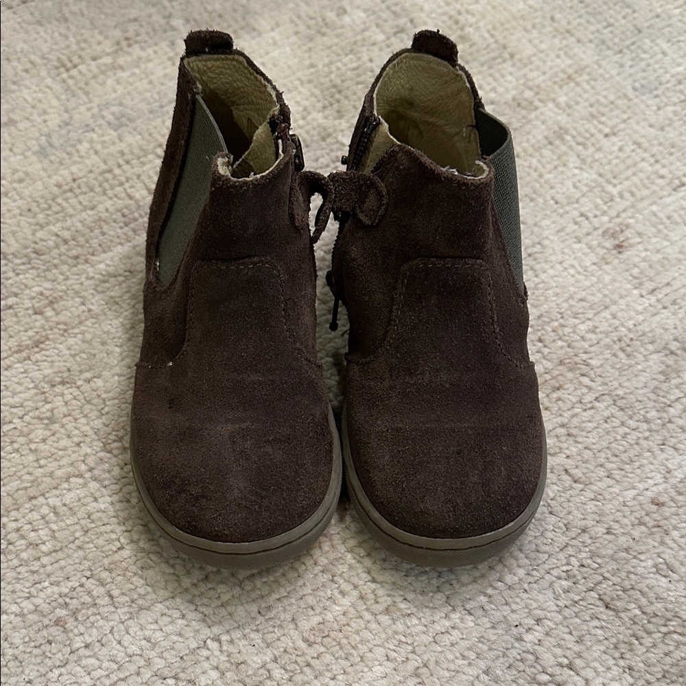 Primigi Dark Brown Kids Suede Boots